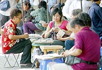 Thai Lottery Ticket Sellers